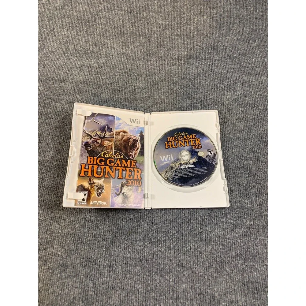 Cabela's Big Game Hunter 2010 (Nintendo Wii) CIB COMPLETE